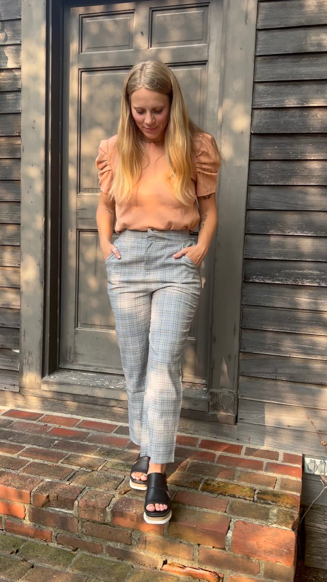 Stronger everyday black and white pants