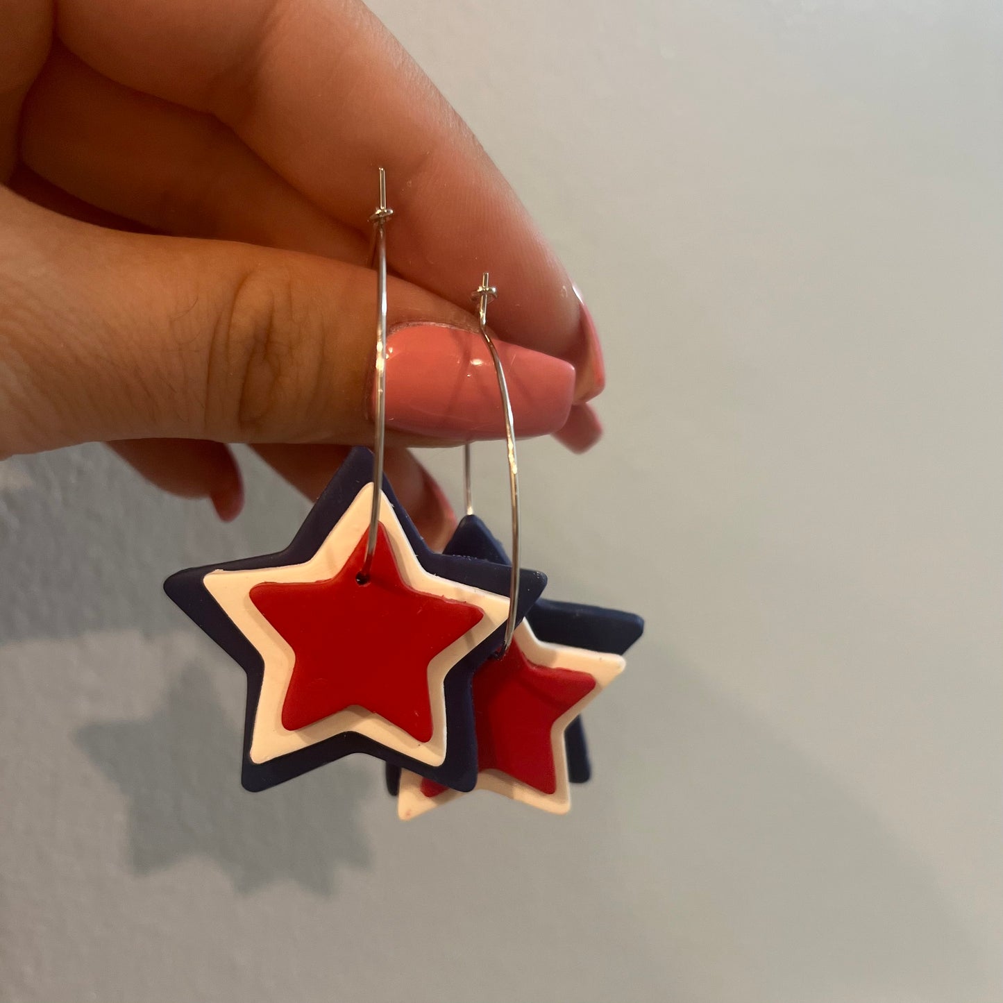 Red white and blue hoops