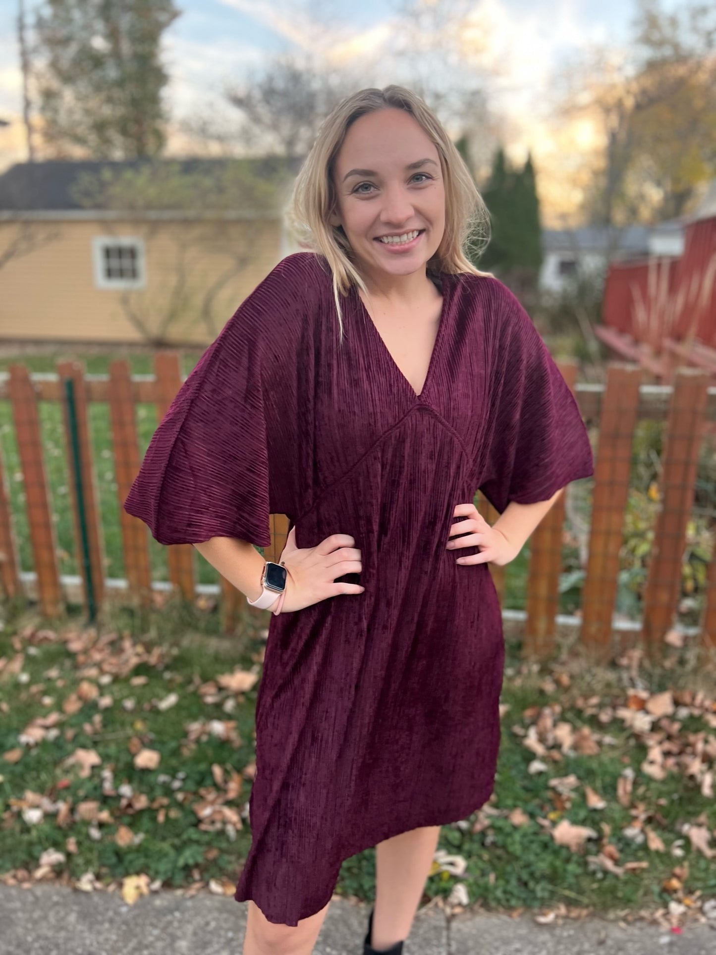 Win my heart ribbed dress