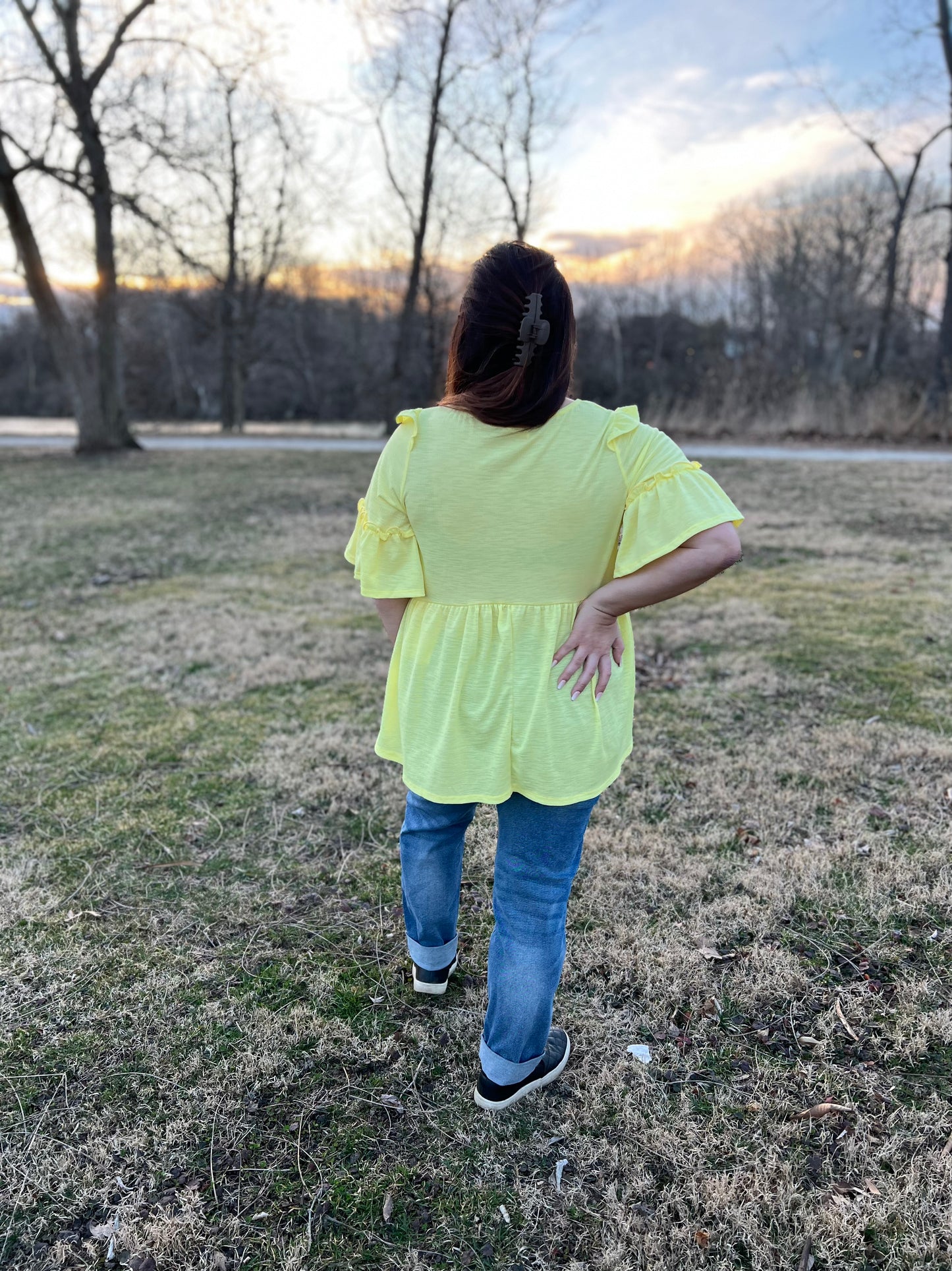 Sunny Days Yellow Top