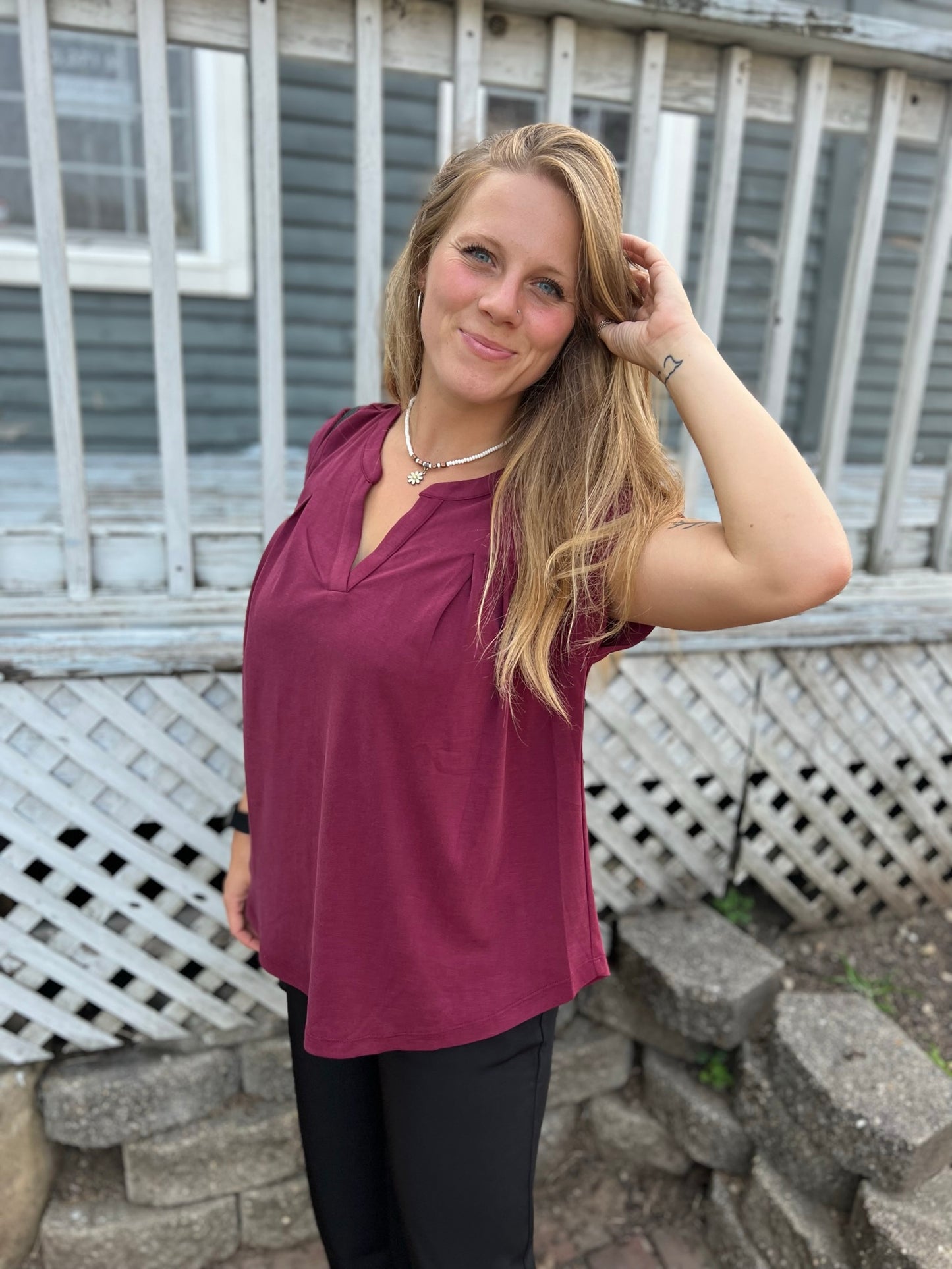 Wine and Dine Evening Top