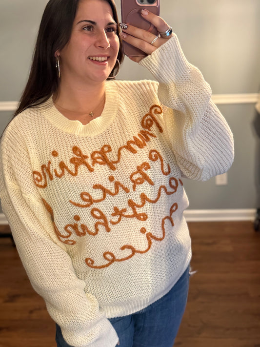 Pumpkin Spice and Everything Nice Sweater