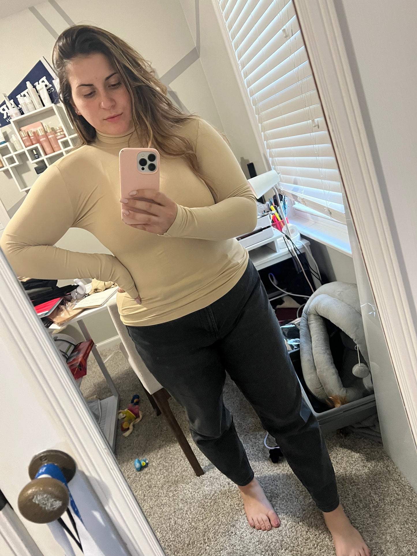 Everything I need one size Turtle Neck Top