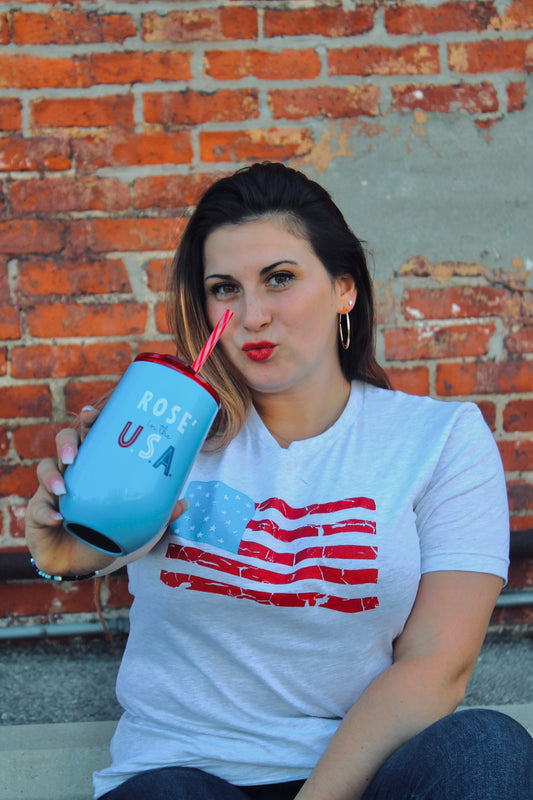 Flag graphic t-shirt