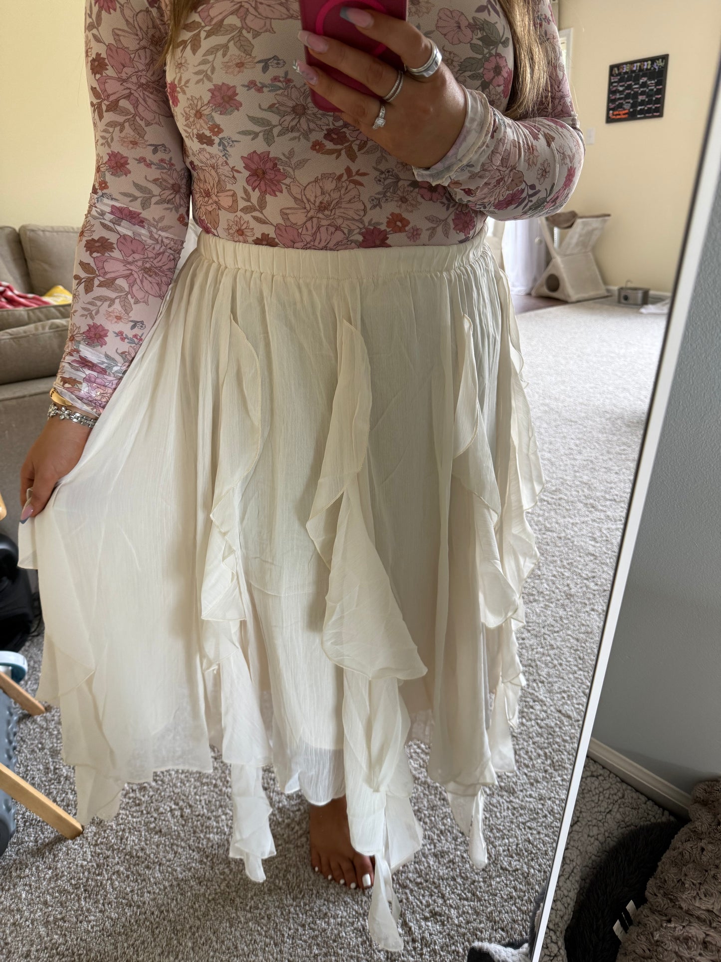 Country Nights Ruffle Skirt