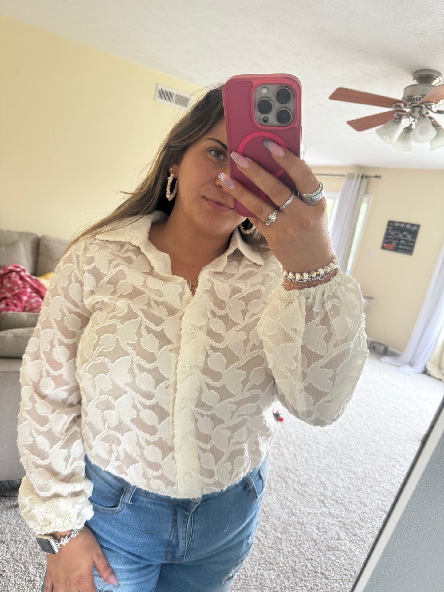 Delicate Grace Floral Top
