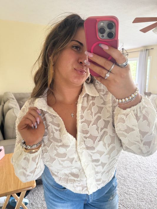 Delicate Grace Floral Top