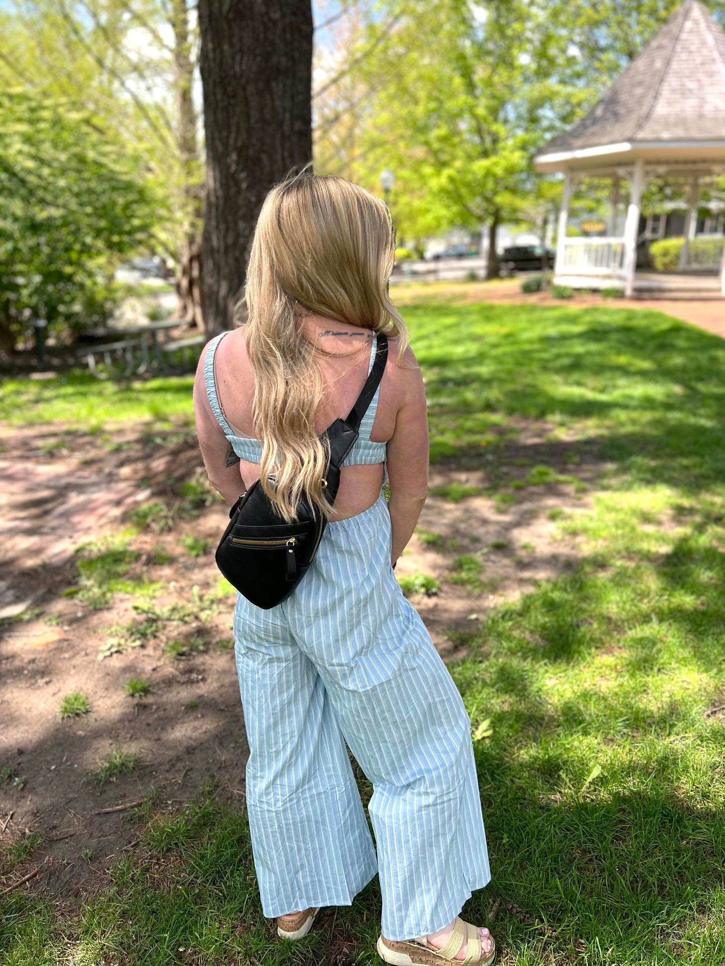 Black Sling Backpack