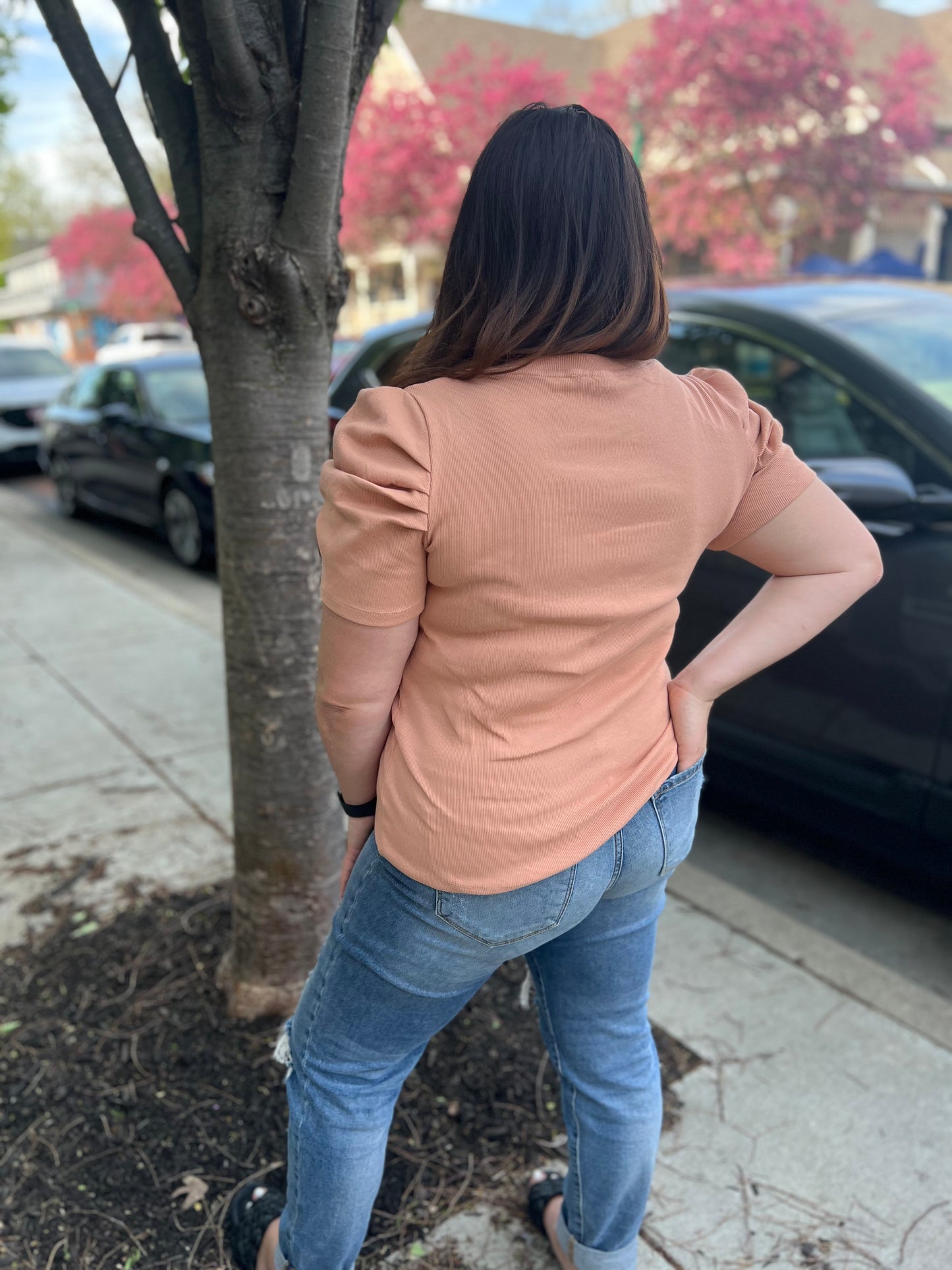 Blossoming Peony Top